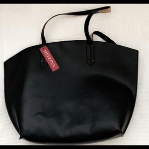 Large Black Tote | Target Merona | Brand New w/tag